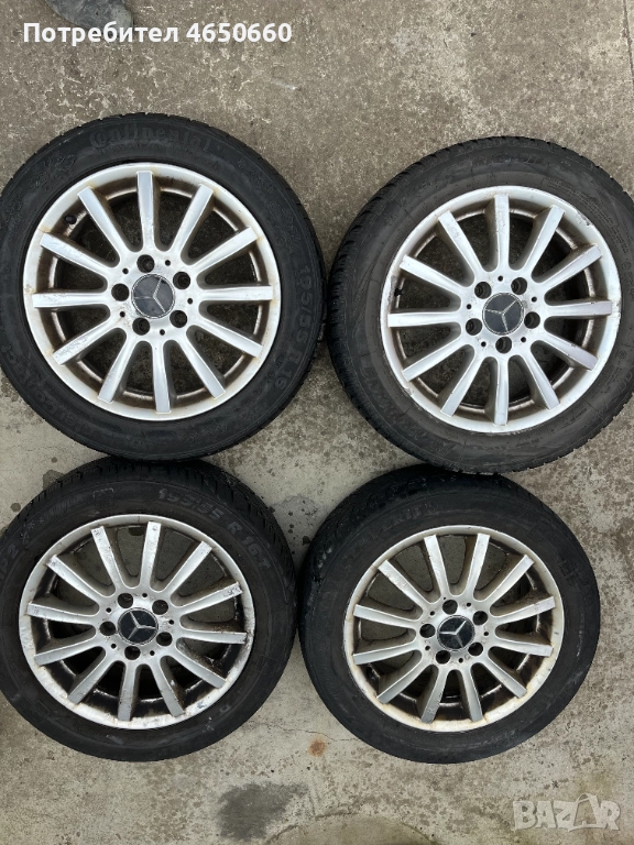 16 цолови алуминиеви джанти за Мерцедес, снимка 1