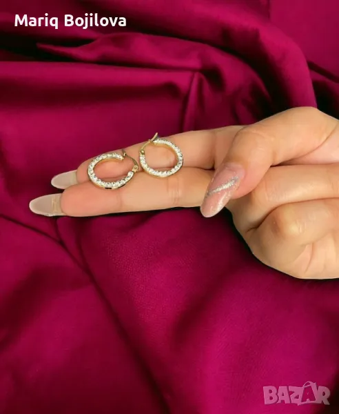 Луксозни обеци от медицинска стомана R e b e c c a с , снимка 1