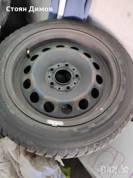 Стоманени джанти BMW 16 с нови гуми Sumitomo, снимка 1