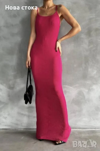 Дълги рокли в различни цветове, снимка 1