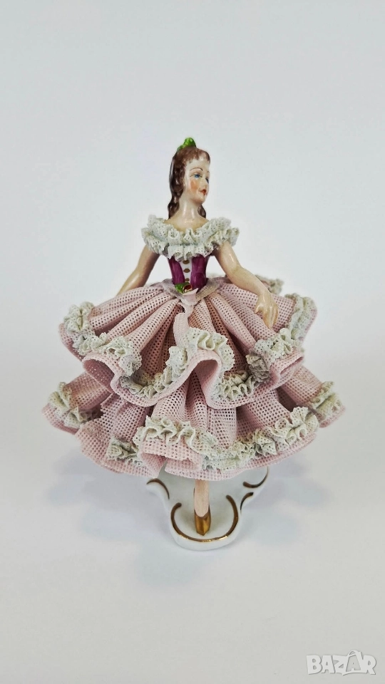 Порцеланова балерина, произведена от Wilhelm Rittirsch, снимка 1