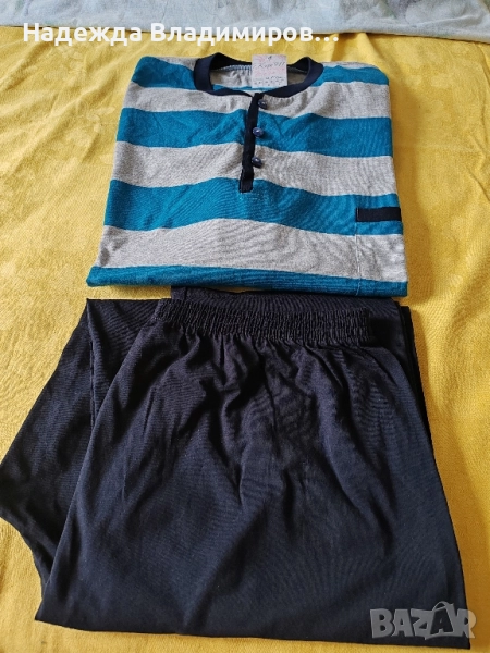 Мъжка пижама с дълъг ръкав , снимка 1