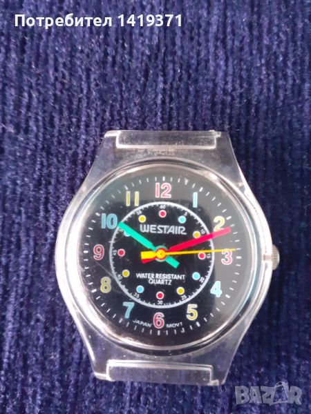 Ръчен часовник Westair водоустойчив прозрачен - Батерия SR620SW, снимка 1