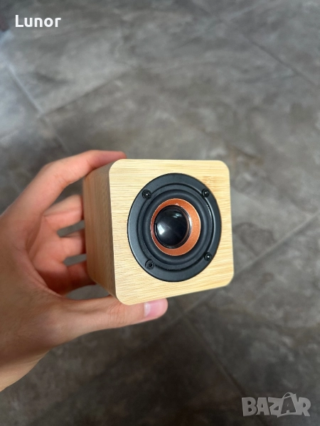 Bluetooth колонка от бамбук, снимка 1