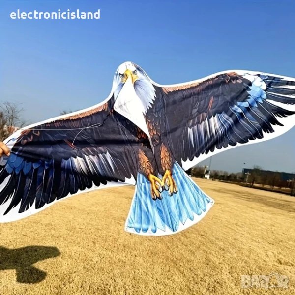 160 см или 180 см Орел Хвърчило - Издръжлив Полиестер, Перфектен за Вятърни Нива 2-5 за Забавление, снимка 1