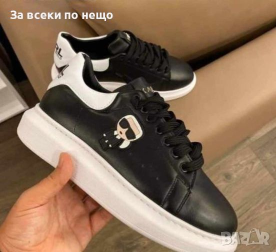 Унисекс маратонки Karl Lagerfeld👟Дамкси маратонки👟Мъжки маратонки Карл Лагерфелд Код D267, снимка 1