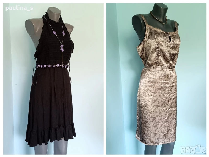 Два различни броя / Маркова рокля с открити рамене "Soya" и "Betsey Johnson" New York , снимка 1