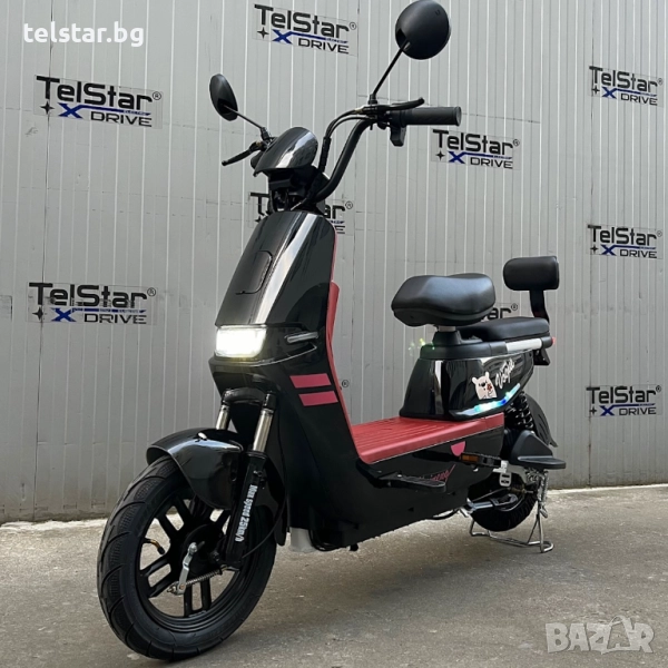Електрически скутер TelStar Emal Light с двойна седалка Нов модел 2025, високопроизводителни батерии, снимка 1