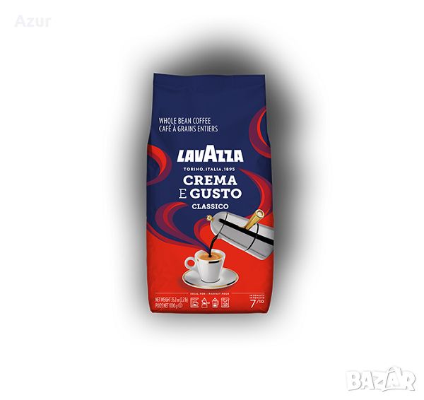 Кафе на зърна Lavazza Crema Е Gusto Classico – 1 кг., снимка 1