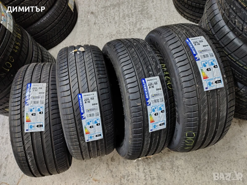 4бр.НОВИ летни гуми MICHELIN 225 55 16 DOT19 цена за брой, снимка 1