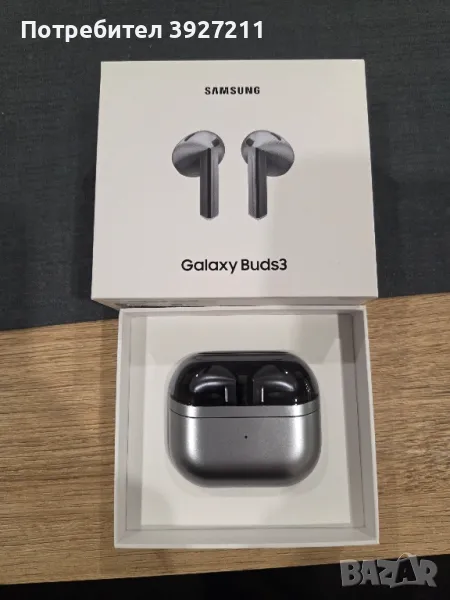 Galaxy Buds 3 чисто нови, сиви, снимка 1