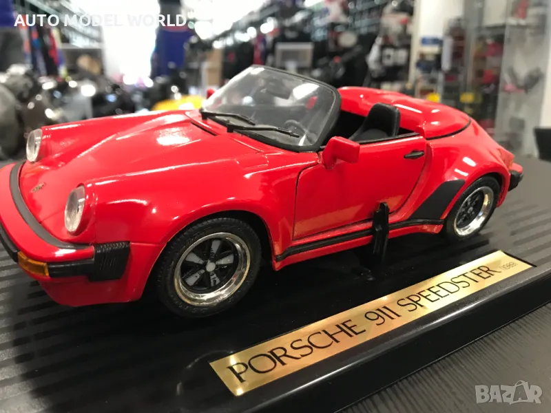 Рядък модел метална колекционерска количка PORSCHE 911 SPEEDSTER 1:18, снимка 1