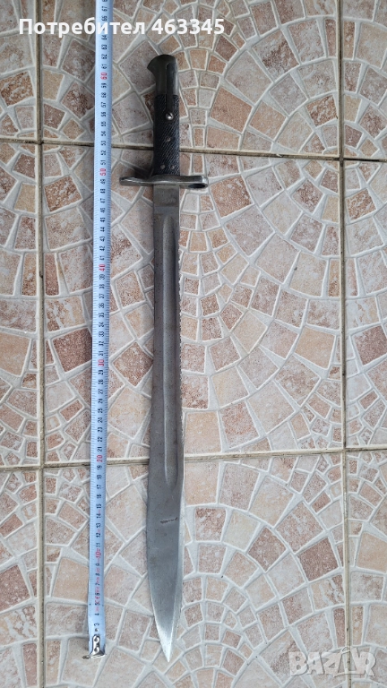 Щик, нож, байонет, британски, пионерски щик Елчо, трион, снимка 1