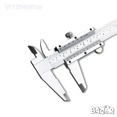 Класически стоманен шублер с нониус, 150 /0,01 mm,, снимка 1