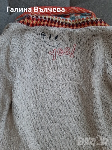 Дамска Винтидж бутикова жилетка Desigual, снимка 4 - Якета - 51439353