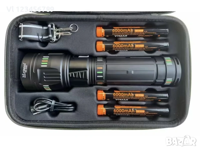 Фенер YEMAO YM-G600 – мощен LED фенер - 1000 м, снимка 4 - Къмпинг осветление - 53434873