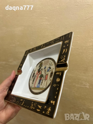 Великолепен пепелник с тема от египетската митология FM Фатхи Махмуд., снимка 14 - Антикварни и старинни предмети - 52822018