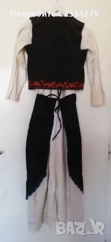 Стара носия: риза, елек и пристилка от,, ТРОНСКО" облекло. ", снимка 2 - Антикварни и старинни предмети - 45179412
