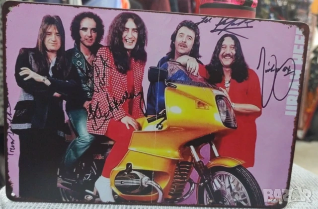 Uriah Heep-метална табела(плакет)