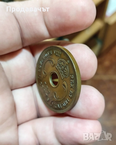 10 цента 1936 г. Британска Източна Африка, снимка 3 - Нумизматика и бонистика - 52923865