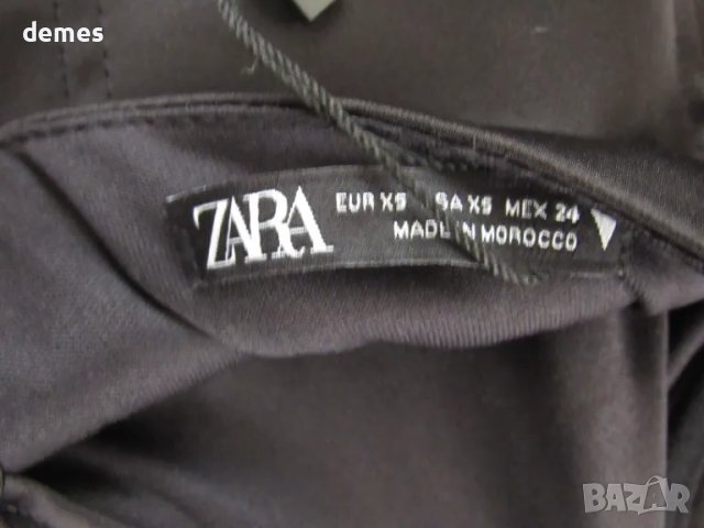 Оформящо дамско черно боди ZARA размер XS, снимка 10 - Корсети, бюстиета, топове - 48266117