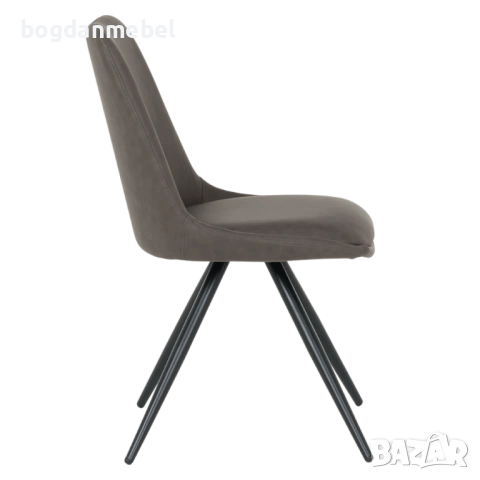 Трапезен стол CAMDEN - тъмнокафяв, снимка 2 - Столове - 53562292