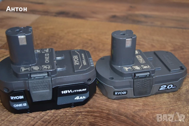 Нови оригинални батерии Ryobi 18V, снимка 2 - Винтоверти - 48249074