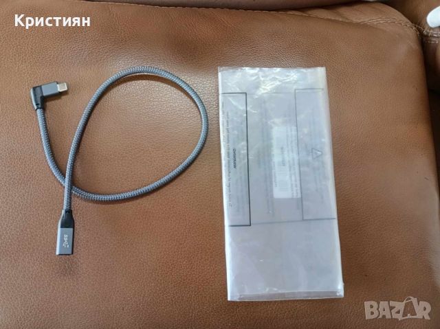 Кабел USB-C Thunderbolt 10 Gbps PD, 100W, 2M, Удължителен кабел Reagle USB 3.2 003, снимка 1 - USB кабели - 46621120