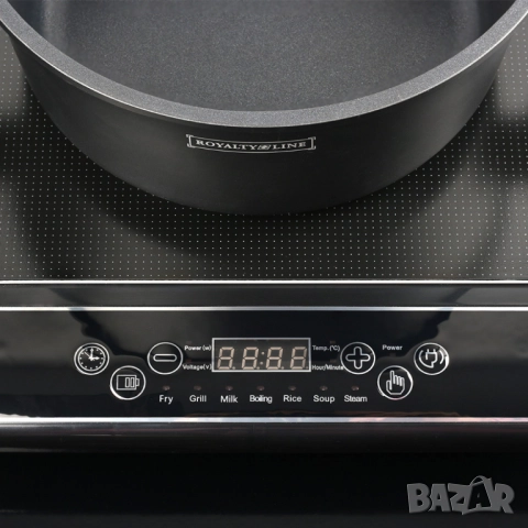 Преносим индукционен котлон Royalty Line EIP-2000.1 - 2000W, 7 режима на готвене, снимка 11 - Други стоки за дома - 51853644
