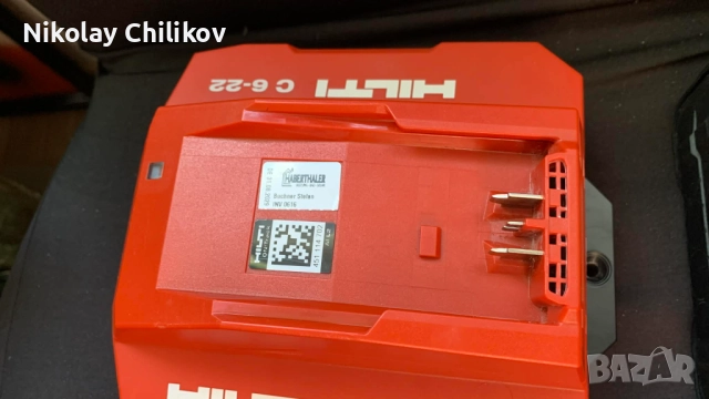 Hilti-батеря B22 и зарядно C6-22, снимка 6 - Винтоверти - 52848140