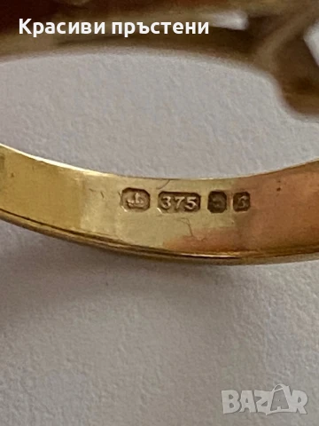 Златен пръстен с рубини и диаманти/брилянти, снимка 7 - Пръстени - 50925910