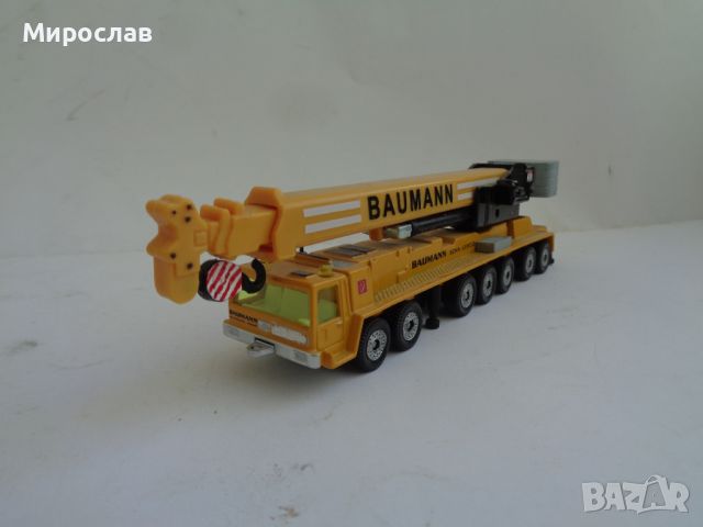 SIKU 1:87 ??? H0 LIEBHERR АВТОКРАН КАМИОН ИГРАЧКА МОДЕЛ, снимка 2 - Колекции - 45204857