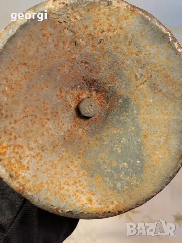 два метални чугунени свещника масив 25/3, снимка 8 - Декорация за дома - 50085443