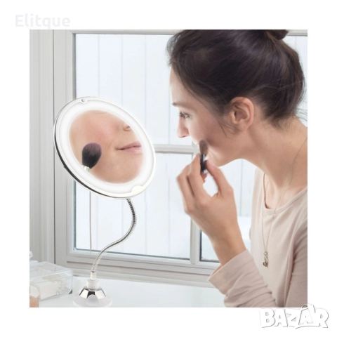 Оптично огледало с LED светлина, вакуумно захващане и10x оптично увеличение, снимка 7 - Други - 52888453