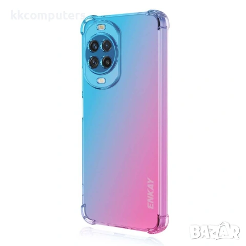 Калъф ENKAY за Huawei nova 14 Pro 5G, Удебелен TPU, Shockproof с Удебелени Ъгли, Градиентен Дизайн, 