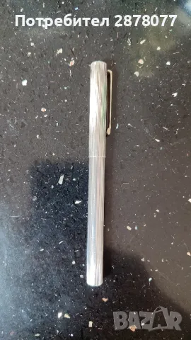 Стара сребърна химикалка Olivetti , снимка 2 - Антикварни и старинни предмети - 50324620