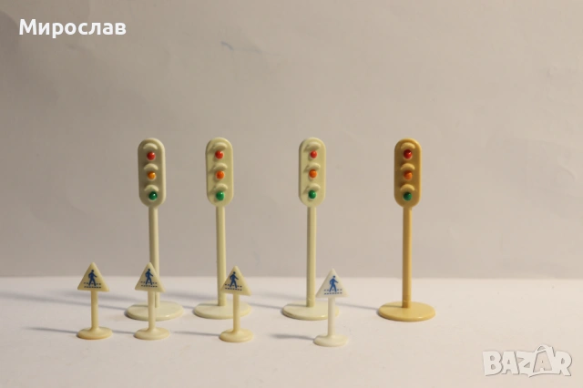 PREISER??? H0 1/87 АКСЕСОАРИ СВЕТОФАР ЗНАЦИ КАМИОН МОДЕЛ