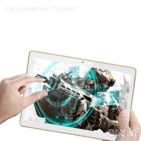 10 инчов таблет с HD качество и двойна карта SIM + Калъф. Марка: Onfineshop 
