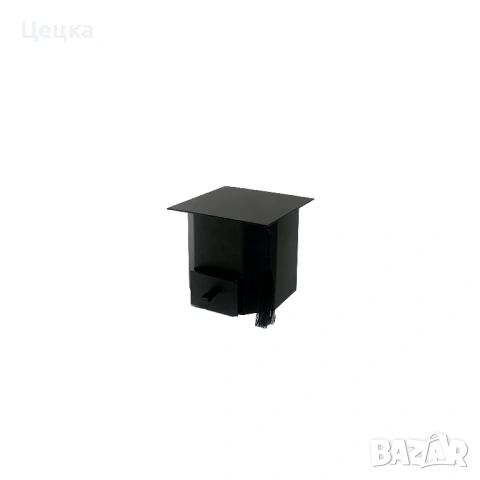 Черна кутия за абитуриентски бал под формата на шапка - 14.5 см/14.5 см/12.5 см