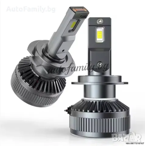  H7 Canbus LED, 6000k, 110W, яркост 13000 Lm, 12V, снимка 2 - Аксесоари и консумативи - 48517372