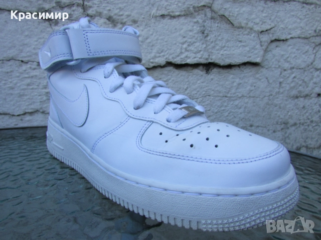 Мъжки маратоки Nike Air Force 1 Mid '07, снимка 9 - Маратонки - 52542747
