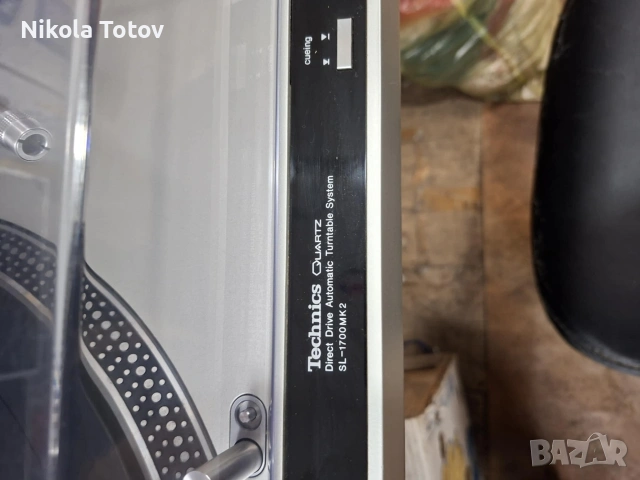 Продава се грамофон Technics Quartz SL-1700 MK2. , снимка 4 - Грамофони - 53420492
