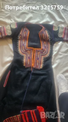 АВТЕНТИЧНА КЮСТЕНДИЛСКА САЯ НОСИЯ ,златна СЪРМА, пафти, снимка 15 - Антикварни и старинни предмети - 50348307