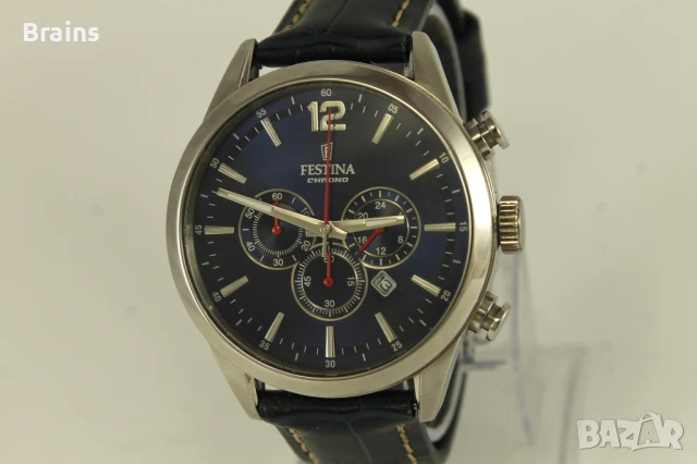 FESTINA Chrono F20542 Мъжки Стоманен Кварцов Хронограф, снимка 3 - Мъжки - 51005665
