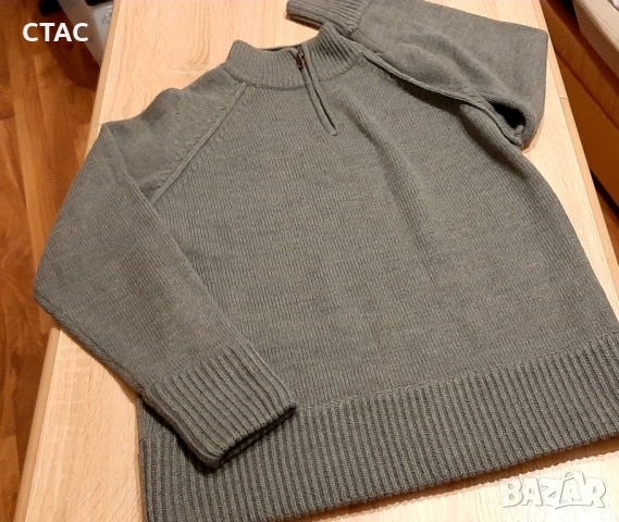 Стегната мъжка жилетка с цип, снимка 5 - Блузи - 51556217