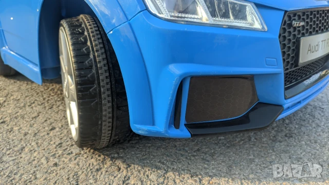 Акумулаторна кола с родителски контрол 6V AUDI TT, Синя, снимка 3 - Електрически играчки - 51005298