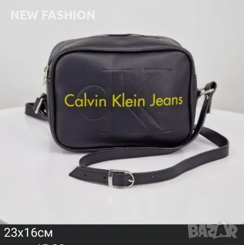 Дамски Кожени Чанти Calvin Klein , снимка 1 - Чанти - 47450073