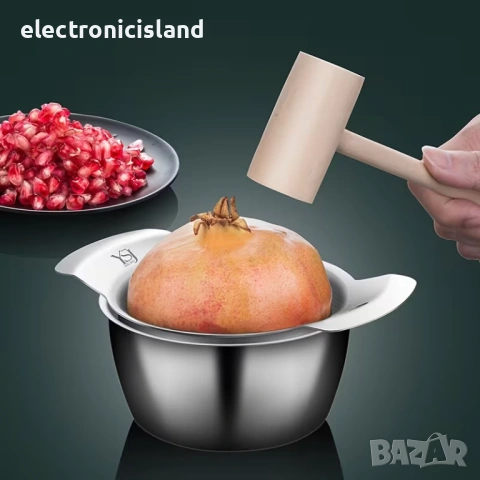 Комплект инструменти за белене на нар, Белачка за нар, Сепаратор за семки от нар POMEJOY, снимка 6 - Сокоизстисквачки и цитрус преси - 53667683