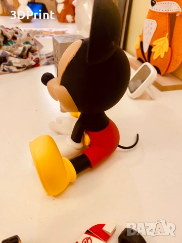 Комплект за оцветяване – 3D фигура Мики Маус + бои и палитра (17 см), снимка 9 - Рисуване и оцветяване - 53651214