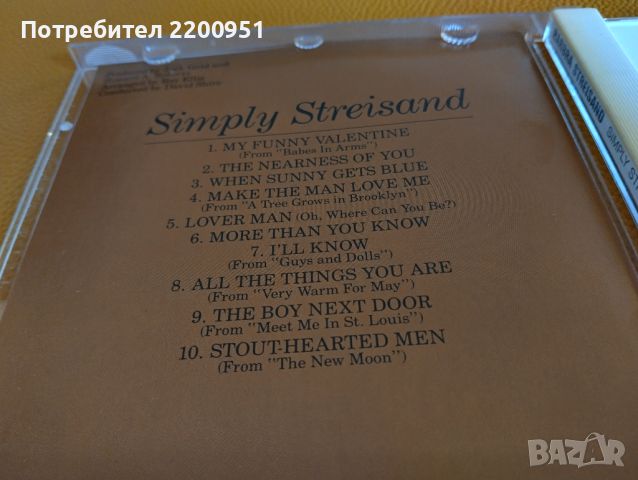 BARBRA STREISAND, снимка 3 - CD дискове - 45929560